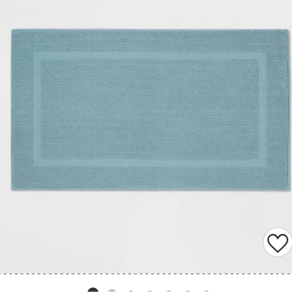 🦋 BOGO NEW Performance Texture Cotton Memory Foam Bath Rug - Threshold 20x34 - Picture 3 of 4